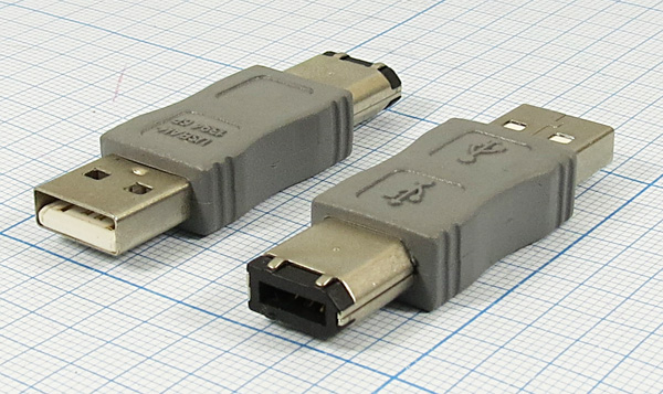 шт USB A-шт IEEE1394 6P\\\комп --- Разъемы USB