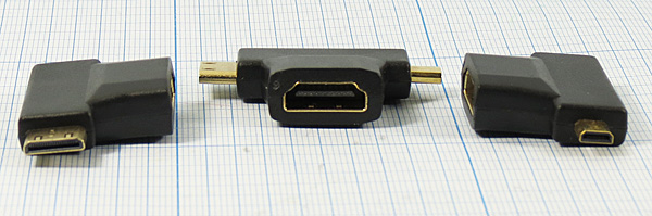 шнур шт mini HDMI-шт micro HDMI-гн HDMI\0,05м\ --- Шнуры аудио-видео
