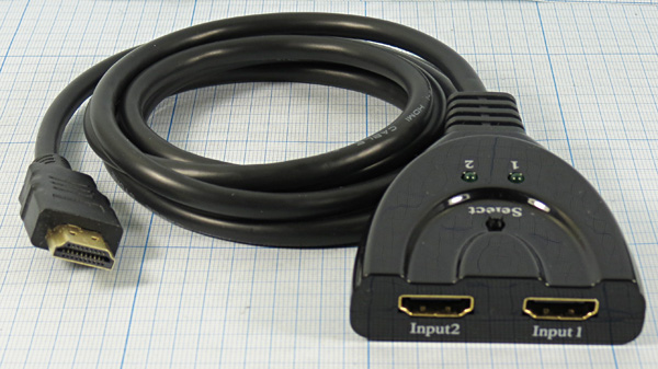 шнур шт HDMI-гн HDMIx2\1,5м\Au/пл\чер\PR5-870 --- Шнуры аудио-видео