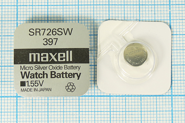 бат  1,5В\\ 7,9x2,65\SW\G2/SR59/SR726SW/397\MAXTLL --- Щелочные и литиевые батареи