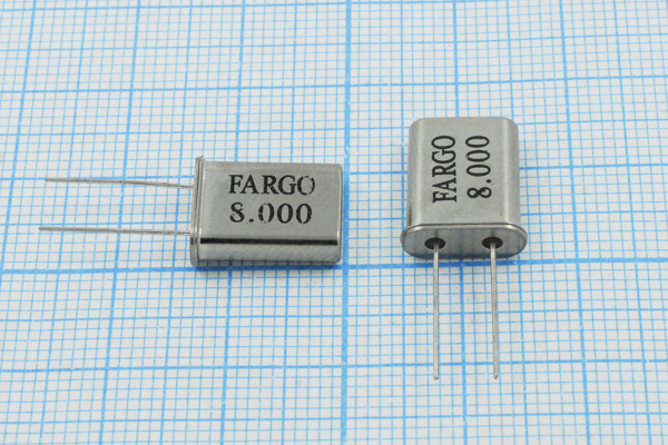 8000 \HC49U\20\ 25\\\1Г (FARGO) --- Кварцевые резонаторы (пьезокерамические, диэлектрические, ПАВ (SAW), резонаторы из других пьезоматериалов)