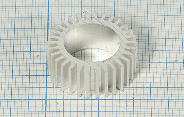 охладитель  25,8xd16,2x 10\O04\\Al\сер\\ --- 