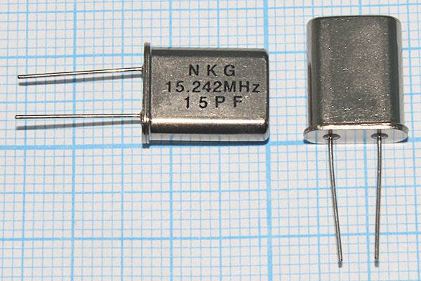 15242 \HC49U\15\ 30\\\1Г (NKG15PF) --- Кварцевые резонаторы (пьезокерамические, диэлектрические, ПАВ (SAW), резонаторы из других пьезоматериалов)