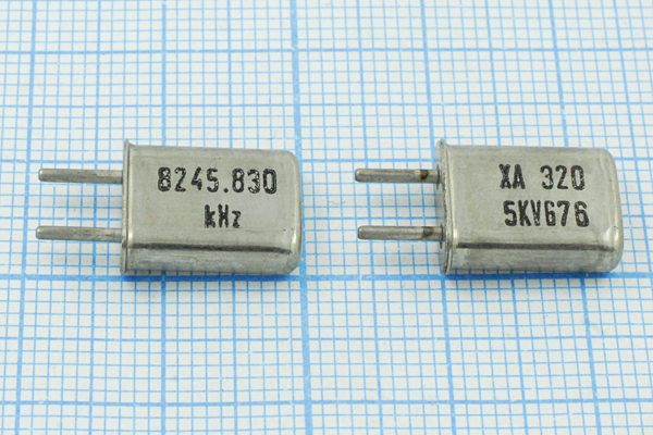 8245,83 \HC50U\32\\\\1Г (8245.830 kHz XA320) --- Кварцевые резонаторы (пьезокерамические, диэлектрические, ПАВ (SAW), резонаторы из других пьезоматериалов)