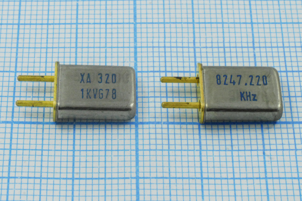 8247,22 \HC50U\32\\\\1Г (8247.22 kHz XA320) --- Кварцевые резонаторы (пьезокерамические, диэлектрические, ПАВ (SAW), резонаторы из других пьезоматериалов)