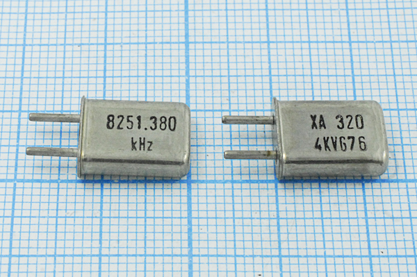 8251,38 \HC50U\32\\\\1Г (8251.380 kHz XA 320) --- Кварцевые резонаторы (пьезокерамические, диэлектрические, ПАВ (SAW), резонаторы из других пьезоматериалов)