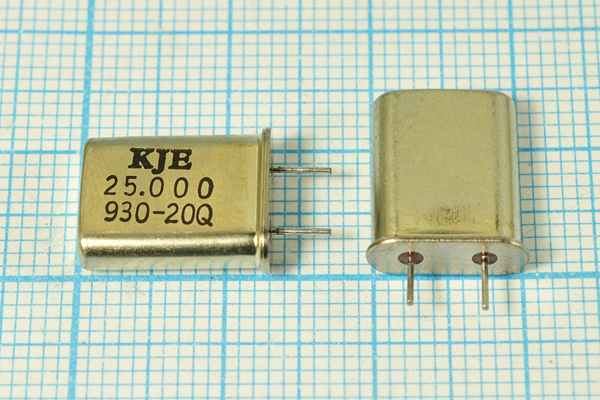 25000 \HC49U\S\\\\1Г 4мм (KJE 25.000) --- Кварцевые резонаторы (пьезокерамические, диэлектрические, ПАВ (SAW), резонаторы из других пьезоматериалов)