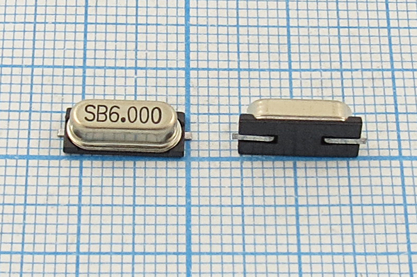 6000 \SMD49S4\16\\\SX-1\1Г (SB6.000) --- Кварцевые резонаторы (пьезокерамические, диэлектрические, ПАВ (SAW), резонаторы из других пьезоматериалов)