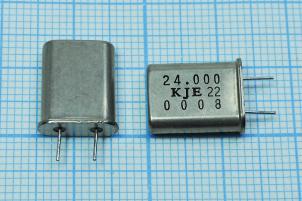24000 \HC49U\22\\\\1Г 4мм (KJE22) --- Кварцевые резонаторы (пьезокерамические, диэлектрические, ПАВ (SAW), резонаторы из других пьезоматериалов)