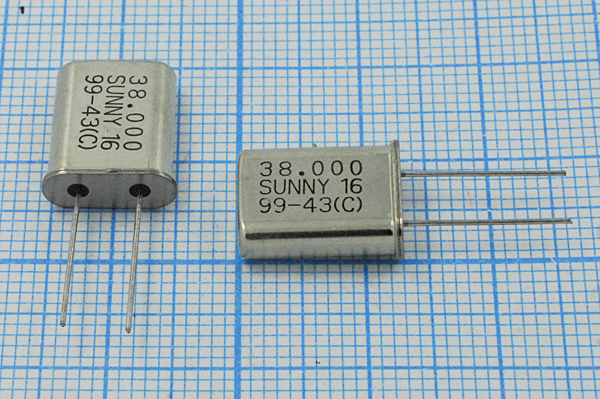38000 \HC49U\16\\\SA[SUNNY]\3Г (SUNNY) --- Кварцевые резонаторы (пьезокерамические, диэлектрические, ПАВ (SAW), резонаторы из других пьезоматериалов)