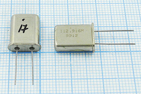112916 \HC49U\\\\МД\5Г --- Кварцевые резонаторы (пьезокерамические, диэлектрические, ПАВ (SAW), резонаторы из других пьезоматериалов)