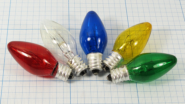 Л 220В\E12\  10Вт\глб\\22x55\ЛН\\для гирлянд --- Лампы накаливания, газоразрядные, светодиодные и люминесцентные. Стартеры для люминесцентных ламп