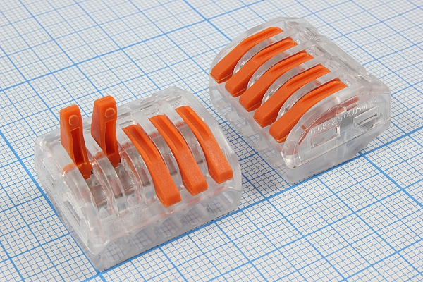 клемма соед каб\5C\32А400В\2,5-0,08x4мм2Cu\РСТ-215 --- Клеммы-соединители кабеля