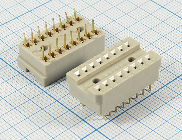 пан DIP \16HP 2,54\\\TESLA --- 