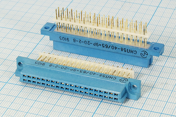 гн ПрС\P2,5\40HP\пл\\СНП58-40/65x9Р-20-2-В --- Разъемы СНО, СНП