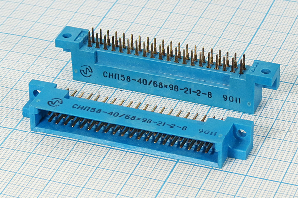 шт ПрС\P2,5\40P\пан\\СНП58-40/68x9В-21-2-В --- Разъемы СНО, СНП