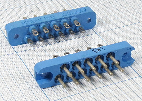 шт ПрС\P6,4\11P\пан\\РП10-11-П-О --- Разъемы РГ, РП