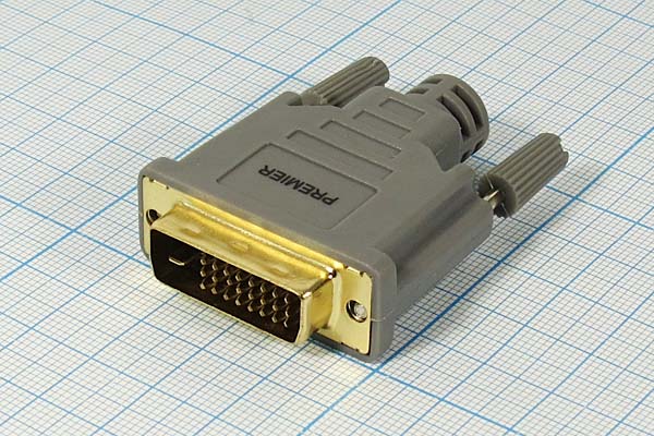 шт DVI\24P1C\каб\\DVI-D-24M\кожух\ --- 