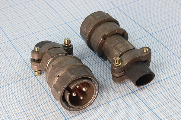 шт ЦС\ 4P\М24\каб\\RM22-4TJ-SD\[2РМ22КПН4Ш3В1] --- Разъемы 2РМ, ШР, ОНЦ, ОС