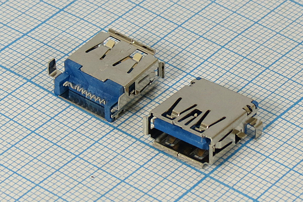 гн USB \A 3,0\9C2C\плат\угл\SMD\USBA-SA3,0\ --- Разъемы USB