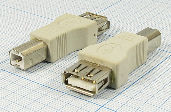 шт USB B-гн USB A\\\комп --- Разъемы USB