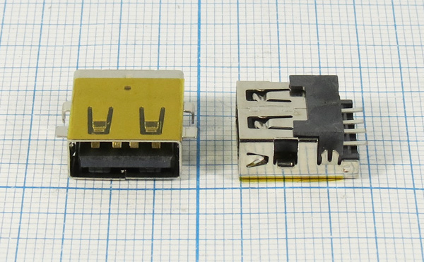 гн USB \A\4P2C\плат\\SMD\USB A-SA --- Разъемы USB