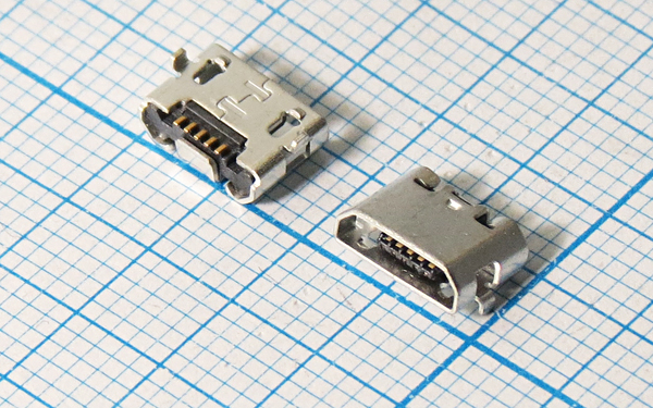 гн microUSB REV\B\5C2HP\плат\угл\\microUSBB5SD2REV --- Разъемы micro-USB