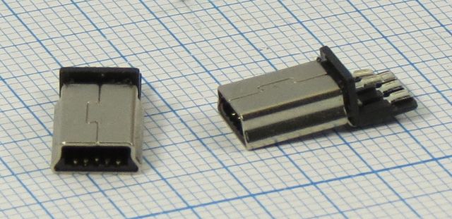 шт miniUSB \B\5P\каб б/кож\\miniUSB5G --- Разъемы mini-USB