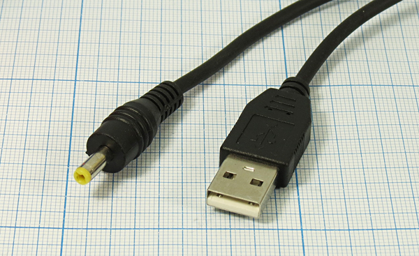 шнур шт USB A-шт 4,0d1,75x11\1,5м\\DAYTON 16-0020B --- Шнуры компьютерные