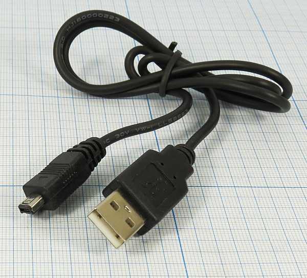 шнур шт USB A-шт miniUSB тип-A 4PA --- Шнуры компьютерные