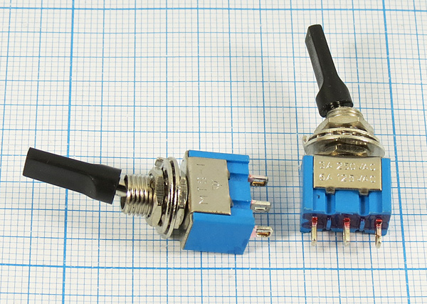 ПРыч\250\ 3\SPDT\d 6\мет\чер\\3C\MTS-102E1\ --- Переключатели рычажные(тумблеры)