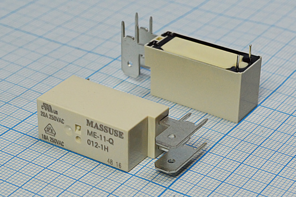 реле  12В\\ME-11-Q-012-1Y\1x20А,250В\ --- Реле