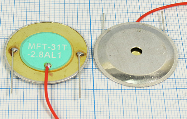 зп 32x 2,5\1~20\\2,8\1L+1P\MFT-31T-2,8AL1-C\KEPO --- Звонки (зуммеры) пьезоэлектрические без генератора