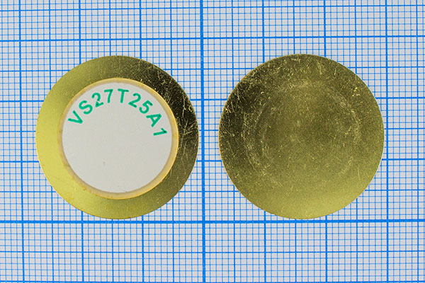 пб 27x0,26\\D\ 2,5\2C\VS-27T-25A1\VOISE --- Пьезоблоки (пьезоэлектрические диафрагмы)