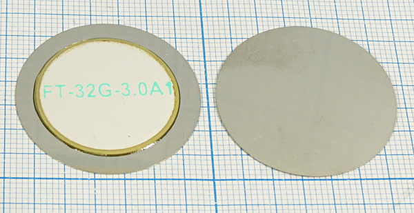 пб 32x0,40\\D\ 3,0\2C\FT-32G-3,0A1\(FT) --- Пьезоблоки (пьезоэлектрические диафрагмы)