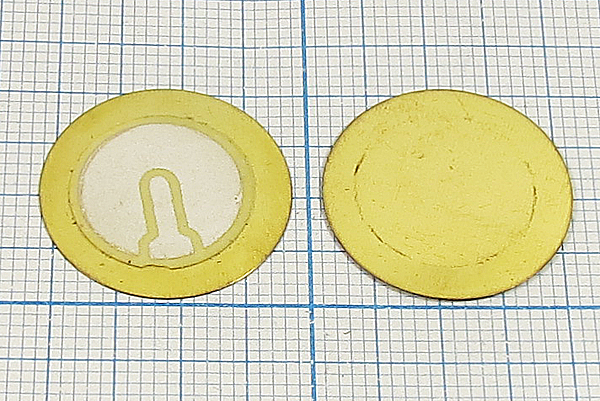 пб 20x0,45\\E\ 6,0\3C\MT-20T-6,0B1\MEC --- Пьезоблоки (пьезоэлектрические диафрагмы)