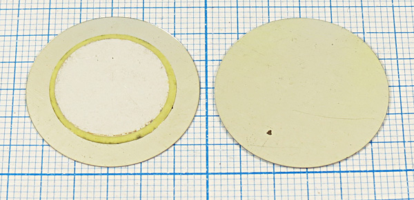 пб 27x0,45\\D\ 2,6\2C\MT-27G-2,6A1\MEC --- Пьезоблоки (пьезоэлектрические диафрагмы)