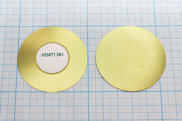 пб 50x0,22\\D\ 1,3\2C\VS-50T-13A1\VOISE --- Пьезоблоки (пьезоэлектрические диафрагмы)