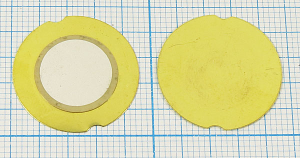 пб 22,5x0,43\\D\ 4,8\2C\FT-22,5T-4,8AS\KEPO --- Пьезоблоки (пьезоэлектрические диафрагмы)