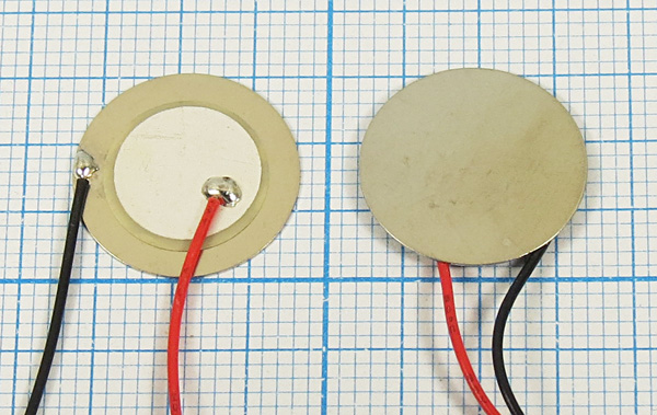 пб 15x0,36\\D\11\2L70\VS-15G-11AL70\VOISE --- Пьезоблоки (пьезоэлектрические диафрагмы)