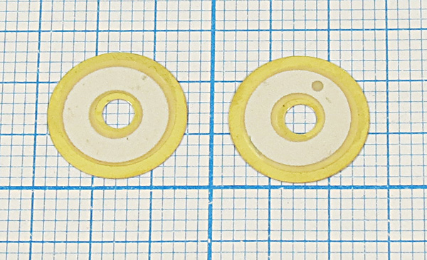 пб 12xd2,8x0,16\\O2\ 5,8\3C\AW3E12T-58E2A\диск --- Пьезоблоки (пьезоэлектрические диафрагмы)