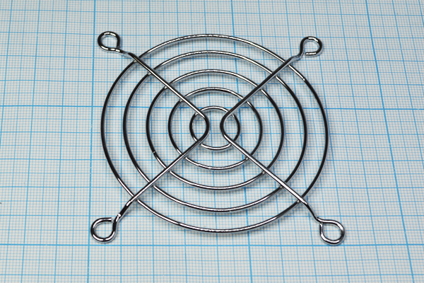 вент  80x80x 6\\\\\\K-G08\решетка металлическая --- Решетки для вентиляторов