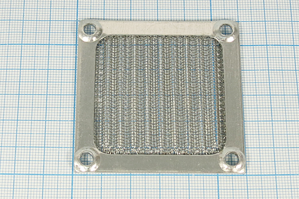 вент  60x60x 4\\\\\\K-MF06\решетка мет с фильтром --- Решетки для вентиляторов