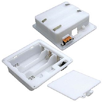 бат держ AA3\закр\ON-OFF\4C\AA*3 switch 62*54*14 --- Держатели элементов питания - Тип «AA»