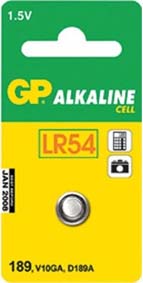 бат  1,5В\\11,6x3,1\Alk\G10/LR1130/LR54/189\389A\ --- Щелочные и литиевые батареи