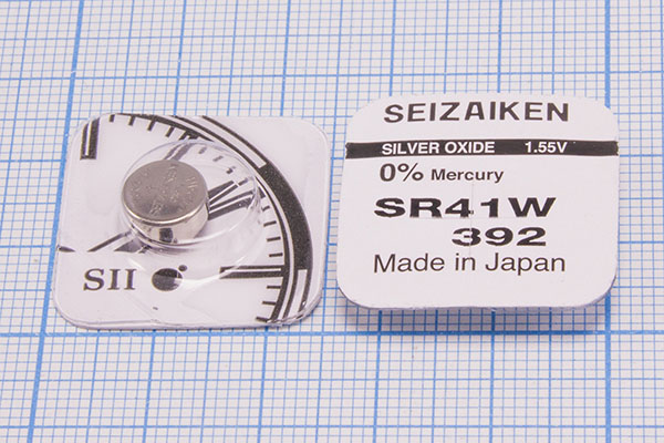 бат  1,5В\\ 7,9x3,6\SW\G3/SR41W/384/392\SEIZAIKEN --- Щелочные и литиевые батареи