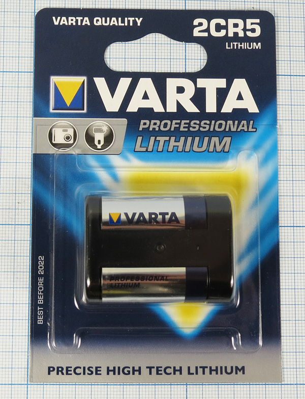 бат  6В\\\Li\2CR5\VARTA --- Щелочные и литиевые батареи