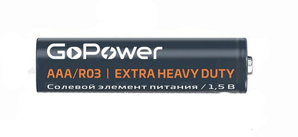 бат  1,5В\\AAA\Salt\286/R03\GoPower --- Щелочные и литиевые батареи