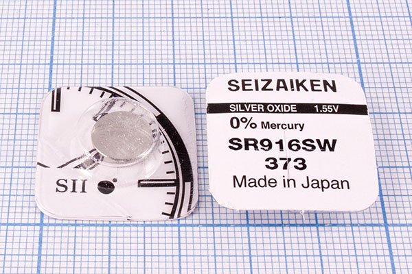 бат  1,5В\\ 9,5x1,65\SW\SR68/SR916SW/373\SEIZAIKEN --- Щелочные и литиевые батареи