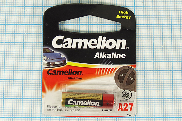 бат 12В\\7,7x28,0\Alk\27A\Camelion --- Щелочные и литиевые батареи